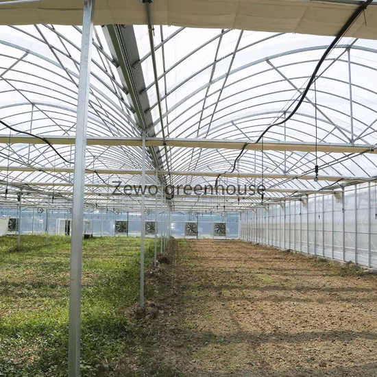 ポリカーボネート（PC）多重亜鉛メッキ鋼板温室。